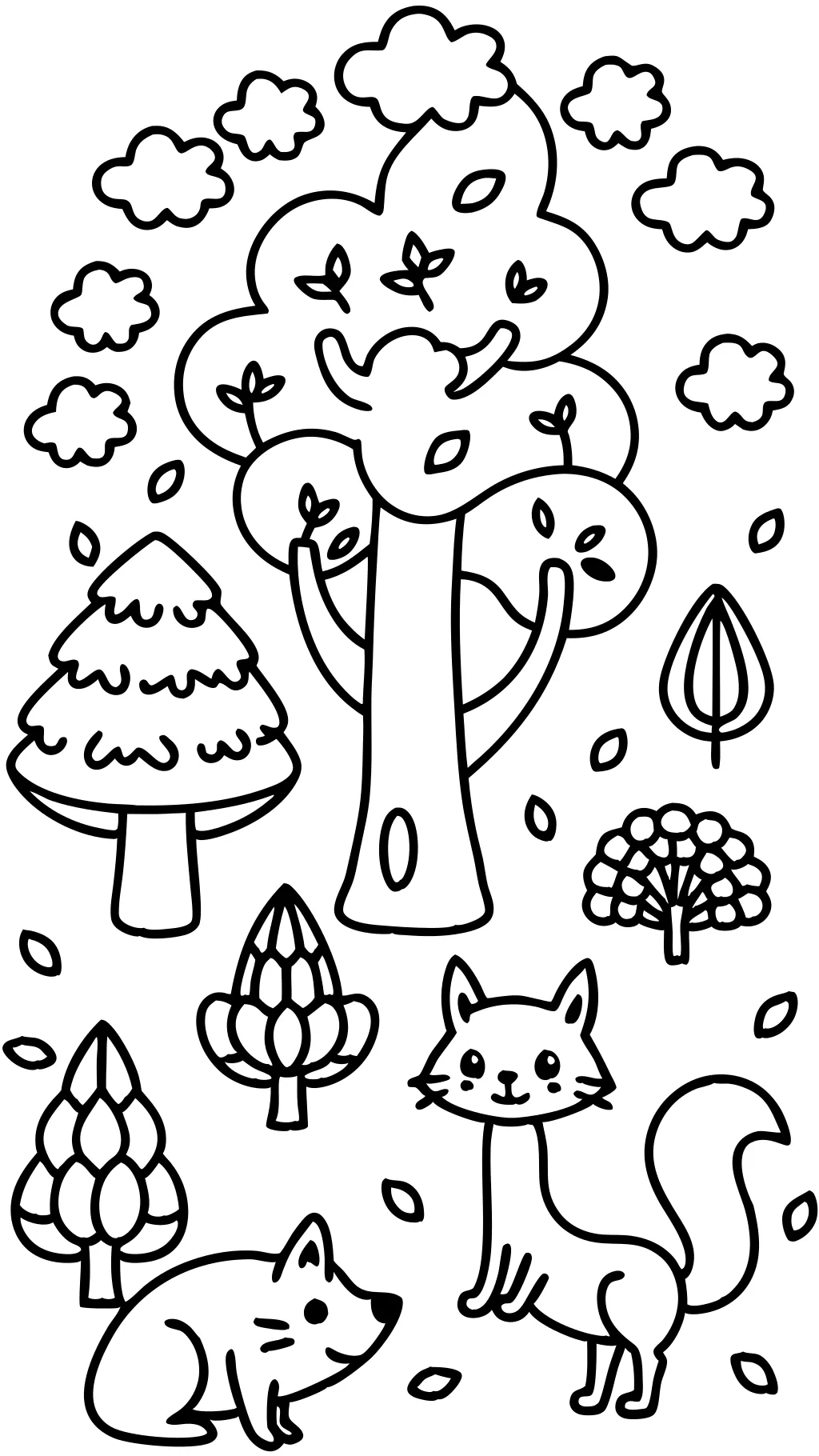 easy woody coloring page